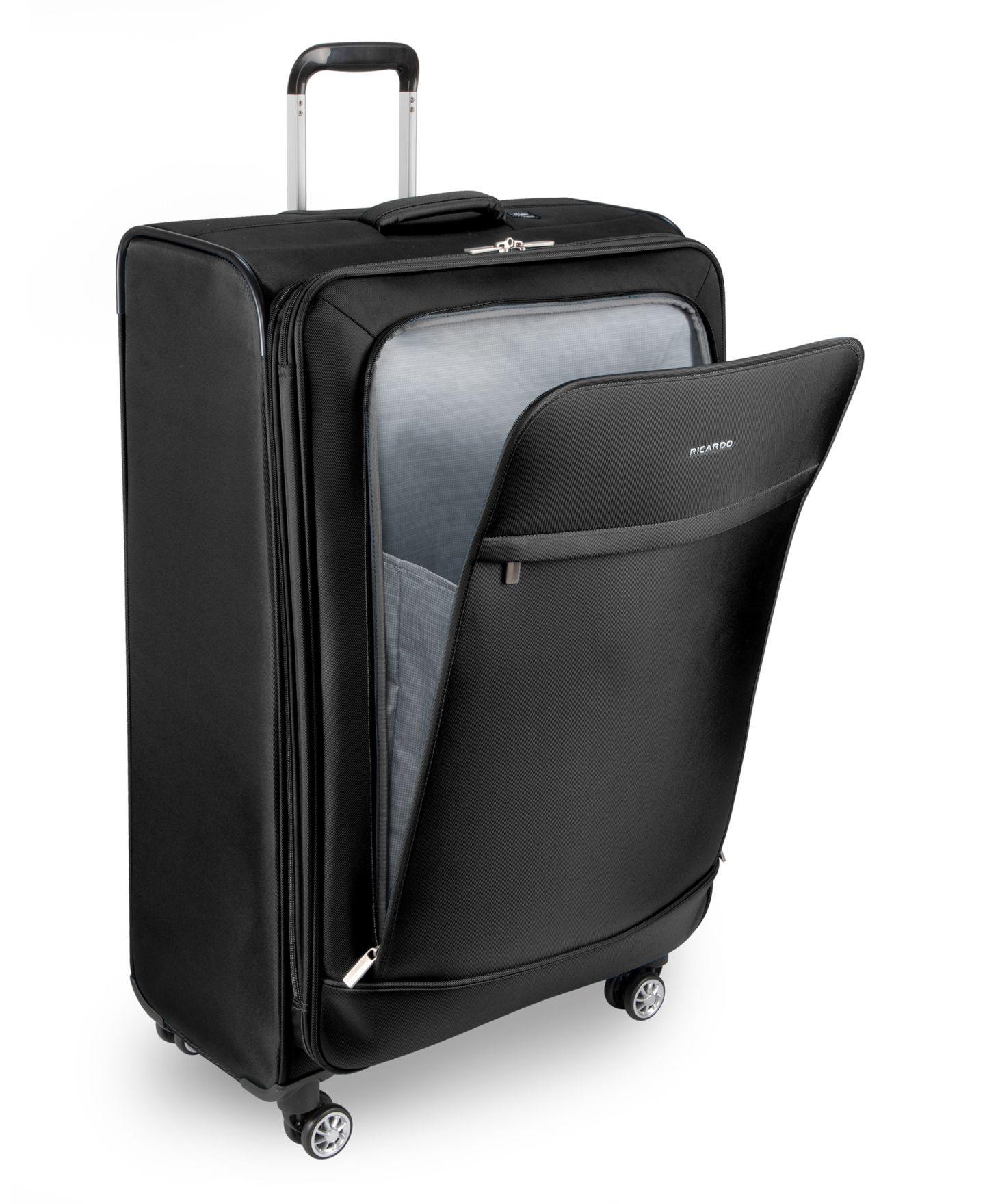 Чемодан Ricardo Torrance Softside 30" Large Check-In Spinner Suitcase, цвет: Угольный — фото 4
