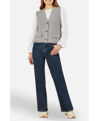 Women's Knitted Pullover Waistcoat