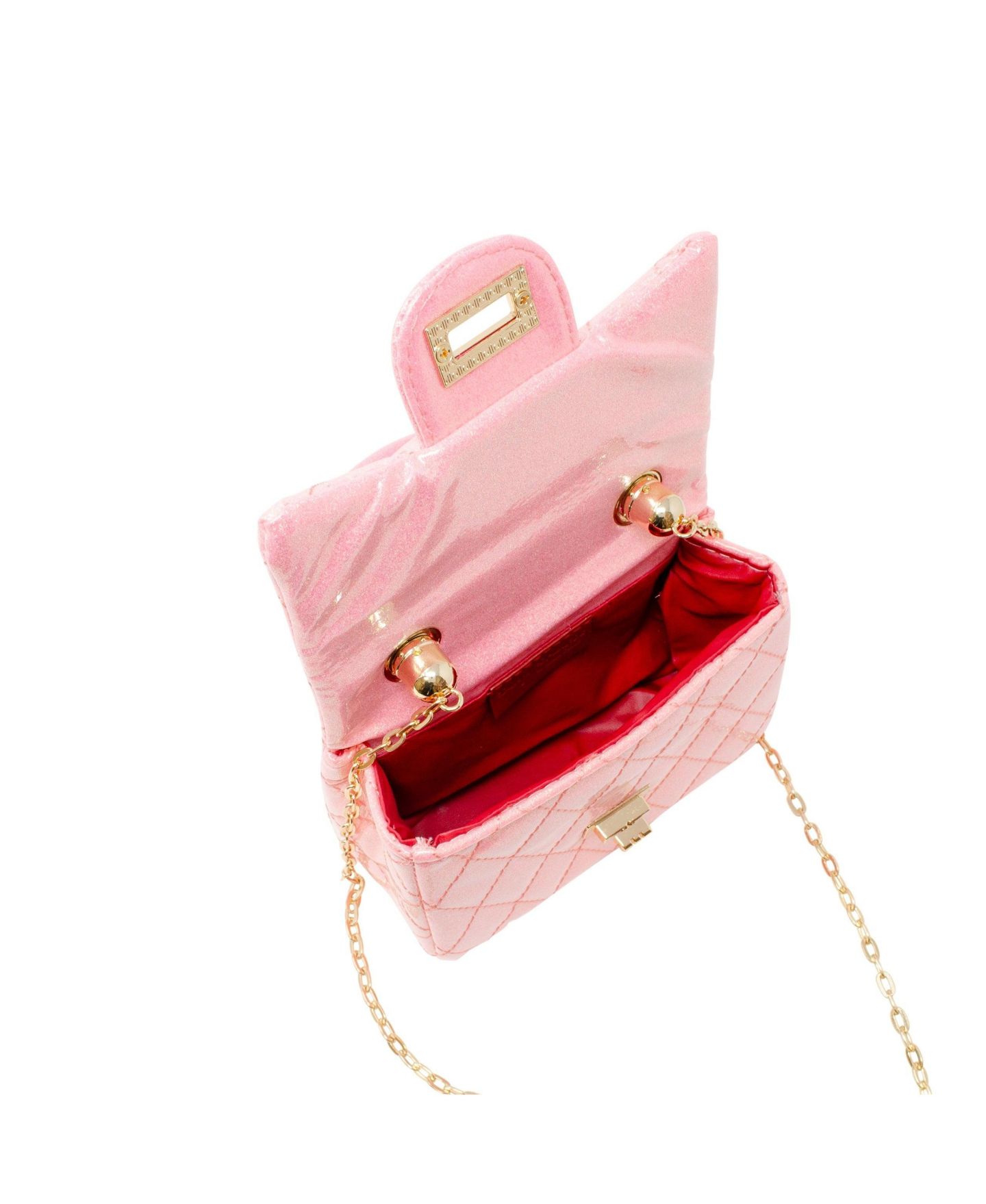 Детская сумка ZOMI GEMS Classic Sparkle Top Handle Handbag, цвет: Яркий розовый — фото 5