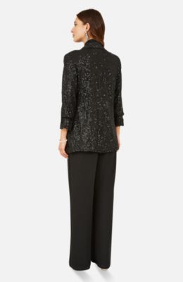 Women's Sequin Blazer With Pockets
