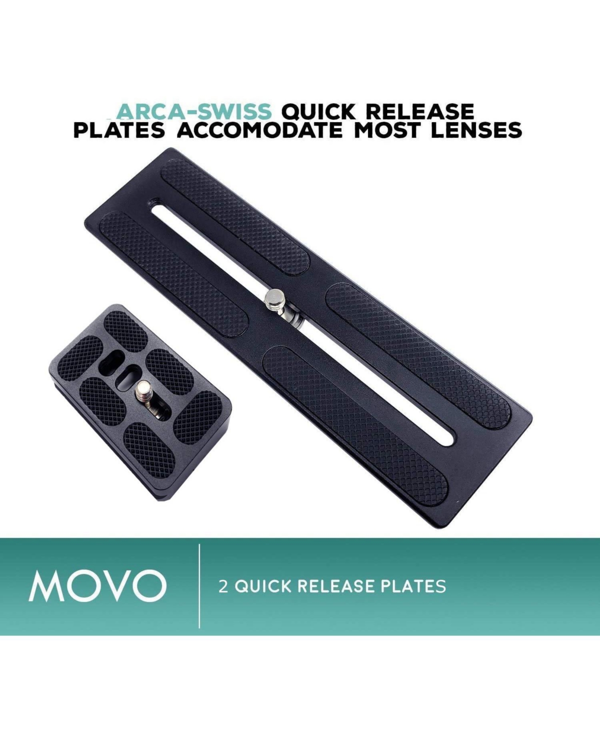 Movo GH700 Mkii Professional Gimbal Dslr Tripod Head with Long and Short Arca-Swiss Plates