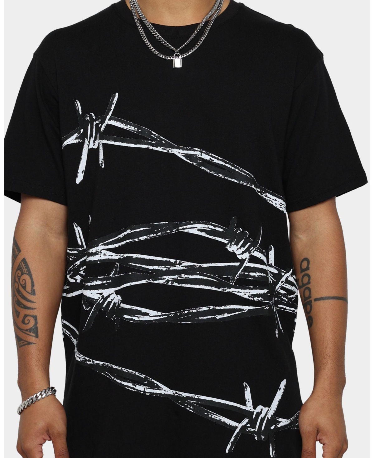 Father Forgive Me Men's Barbwire T-Shirt