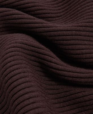 Women's Off-The-Shoulder Ribbed Midi Dress