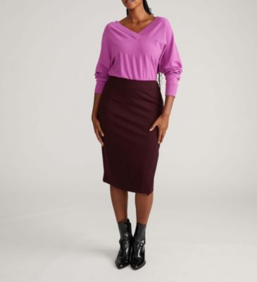 Plus Size Anya Ponte Skirt