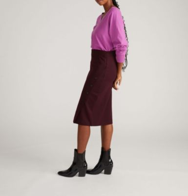 Plus Size Anya Ponte Skirt