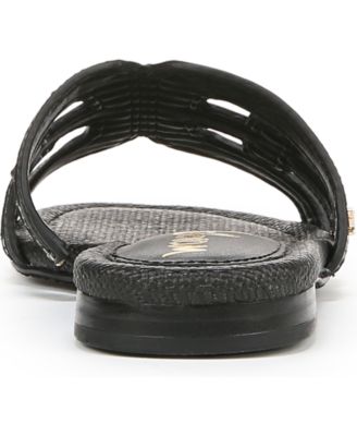 Bay Slip-On Flat Leather Casual Sandals