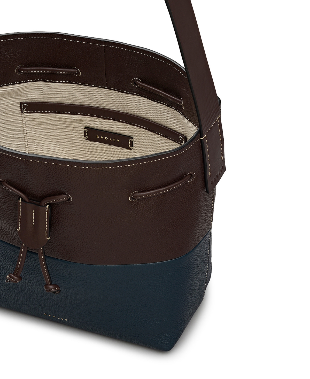 Radley London York Mews Small Drawstring Shoulder Bag In Brown