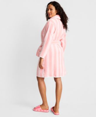 Women's Broad Stripe Cotton Robe