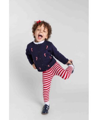 Baby Girls Tops Sweater With Candy Canes