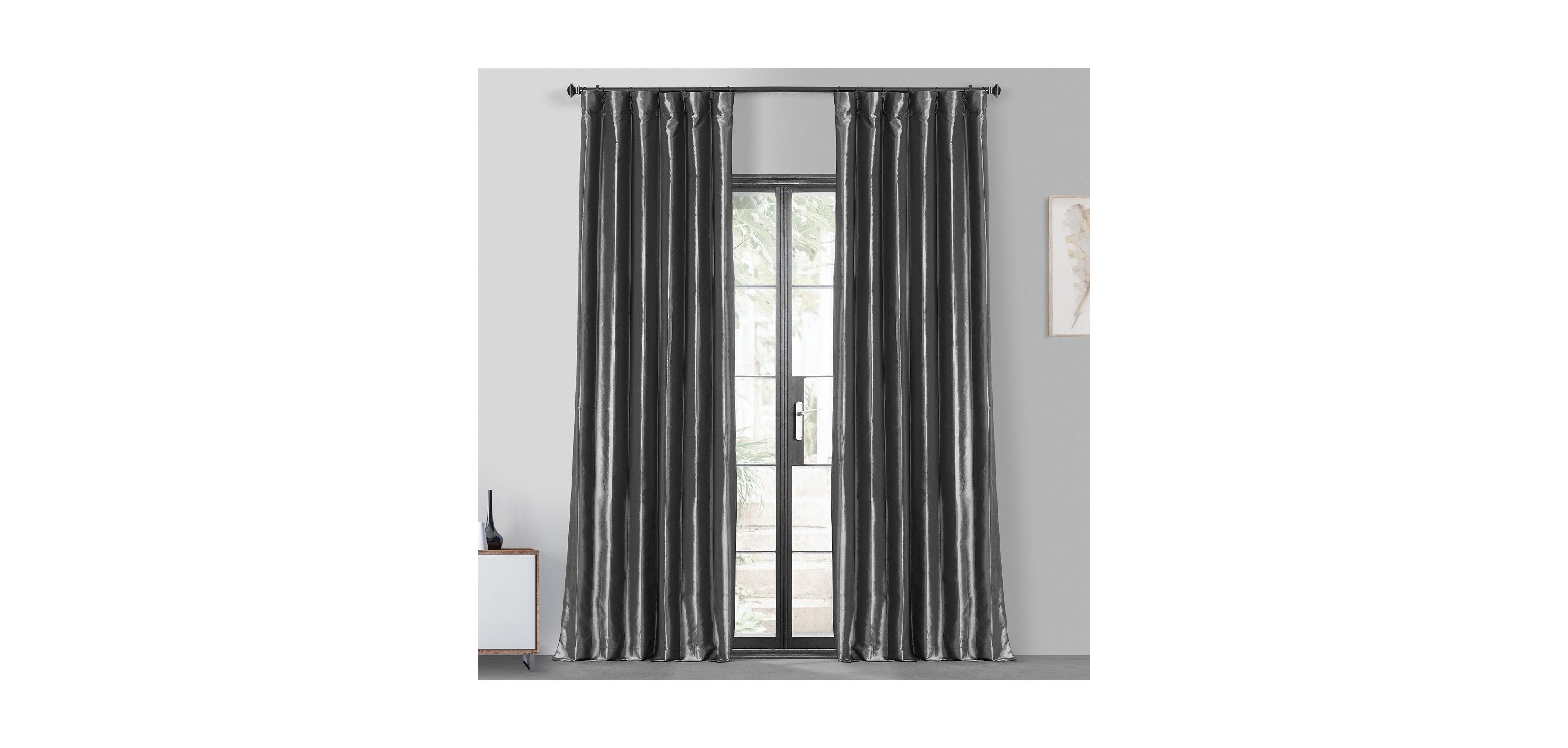 Exclusive Fabrics & Furnishings Blackout Taffeta Panel, 50" x 84"