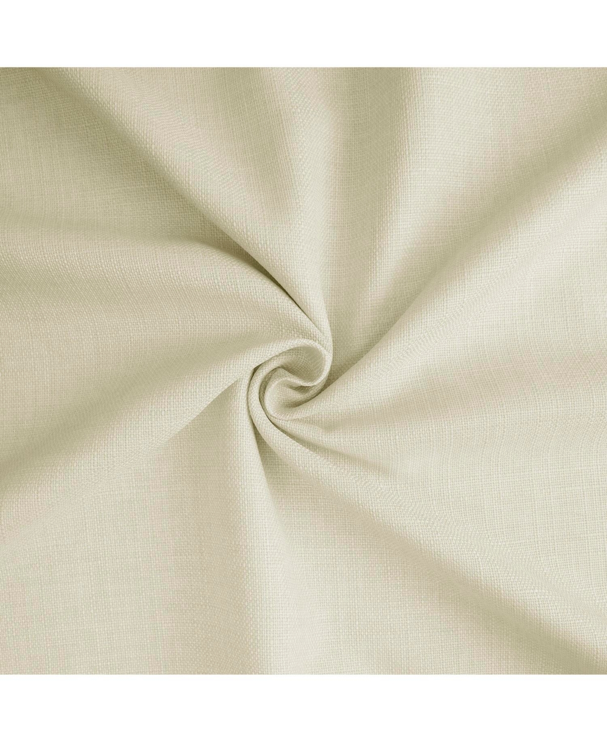 Half Price Drapes Gravity Ivory Italian Faux Linen Room Darkening Curtain