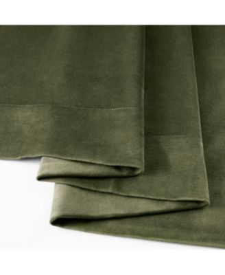 Hunter Green Signature Velvet Blackout Curtain