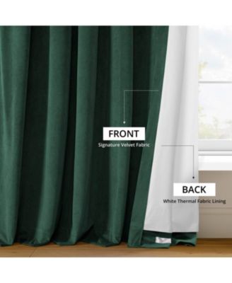 Signature Velvet Blackout Curtain