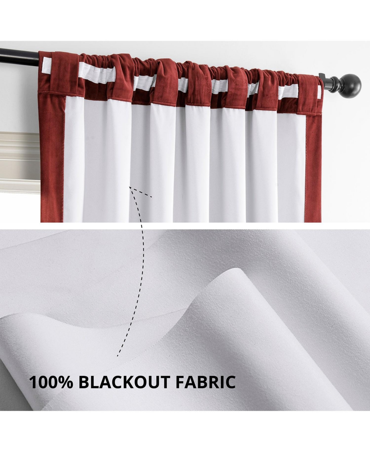 Half Price Drapes Signature Velvet Blackout Curtain