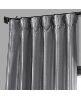 Faux Silk Taffeta Blackout Curtain
