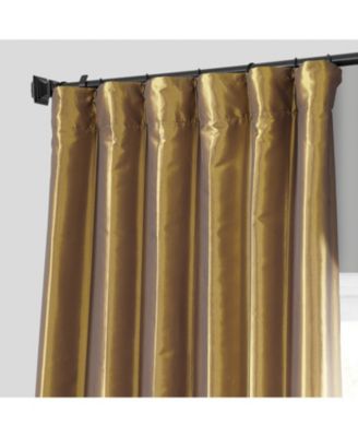 Faux Silk Taffeta Blackout Curtain
