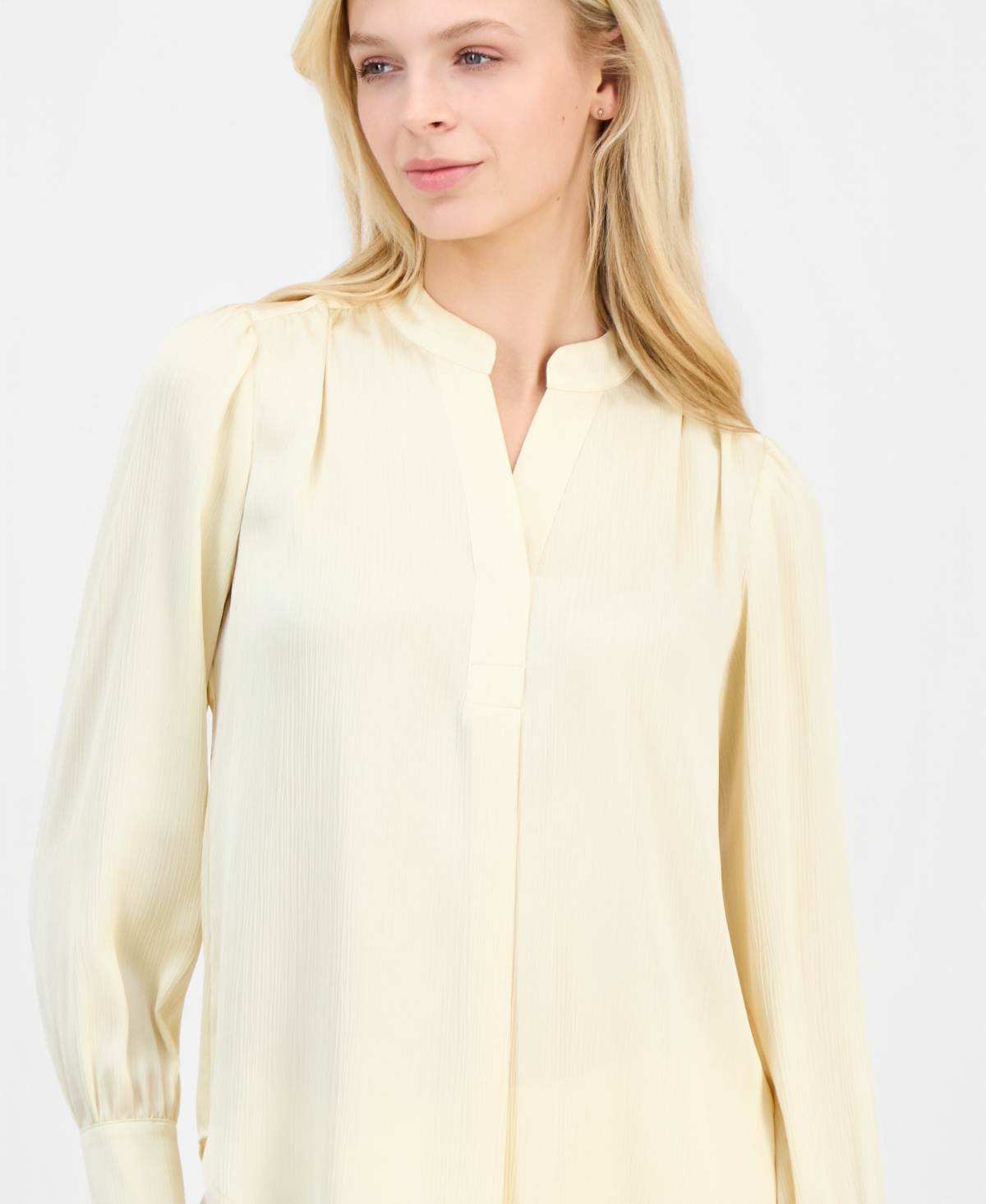 Anne Klein Petite V-Neck Top