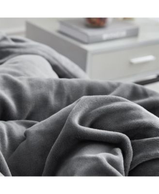 Git Cozy - Oversized Comforter Set - Darkest Gray , Twin XL