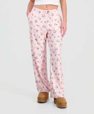Juniors' Snoopy Valentine's Day Brushed Jersey Lounge Pants