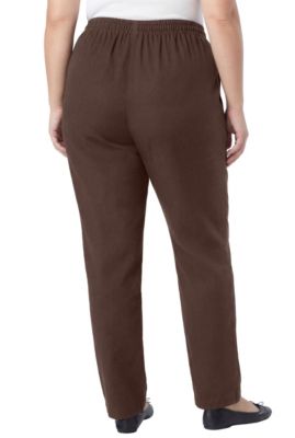 Women's Within Tall Straight-Leg All-Cotton Denim Pull-On 7-Day Elastic-Waist Jeans