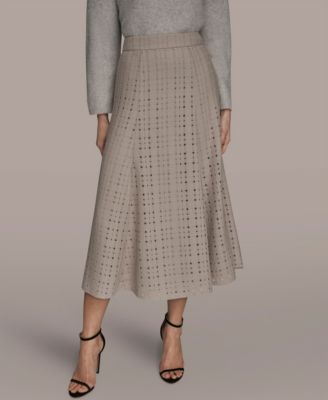 Donna Karan New York - Women's Side Zip A-Line Skirt