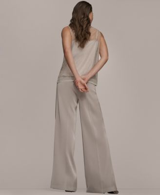 Women's Sleeveless Beaded Top