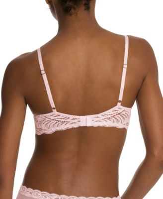 Women's Feathers Lace Contour Underwire Plunge Bra 730023
