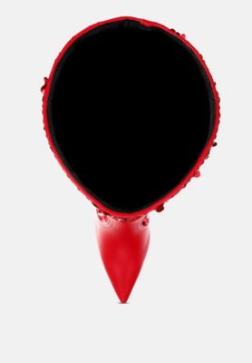 Womens Sitarah Sequin Embellished Metallic Long Boots