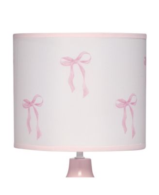 Coquette Floral Aesthetic Pink Bows Lamp with Shade