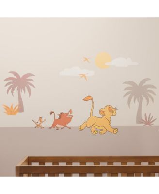 Disney Baby Lion King Safari Mural-Like Wall Decals/Stickers