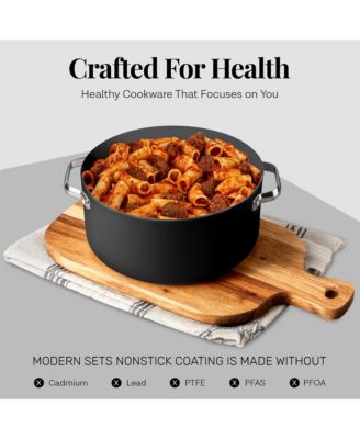 Modern Ceramic Nonstick 11-Piece Ultra Performance Cookware Set