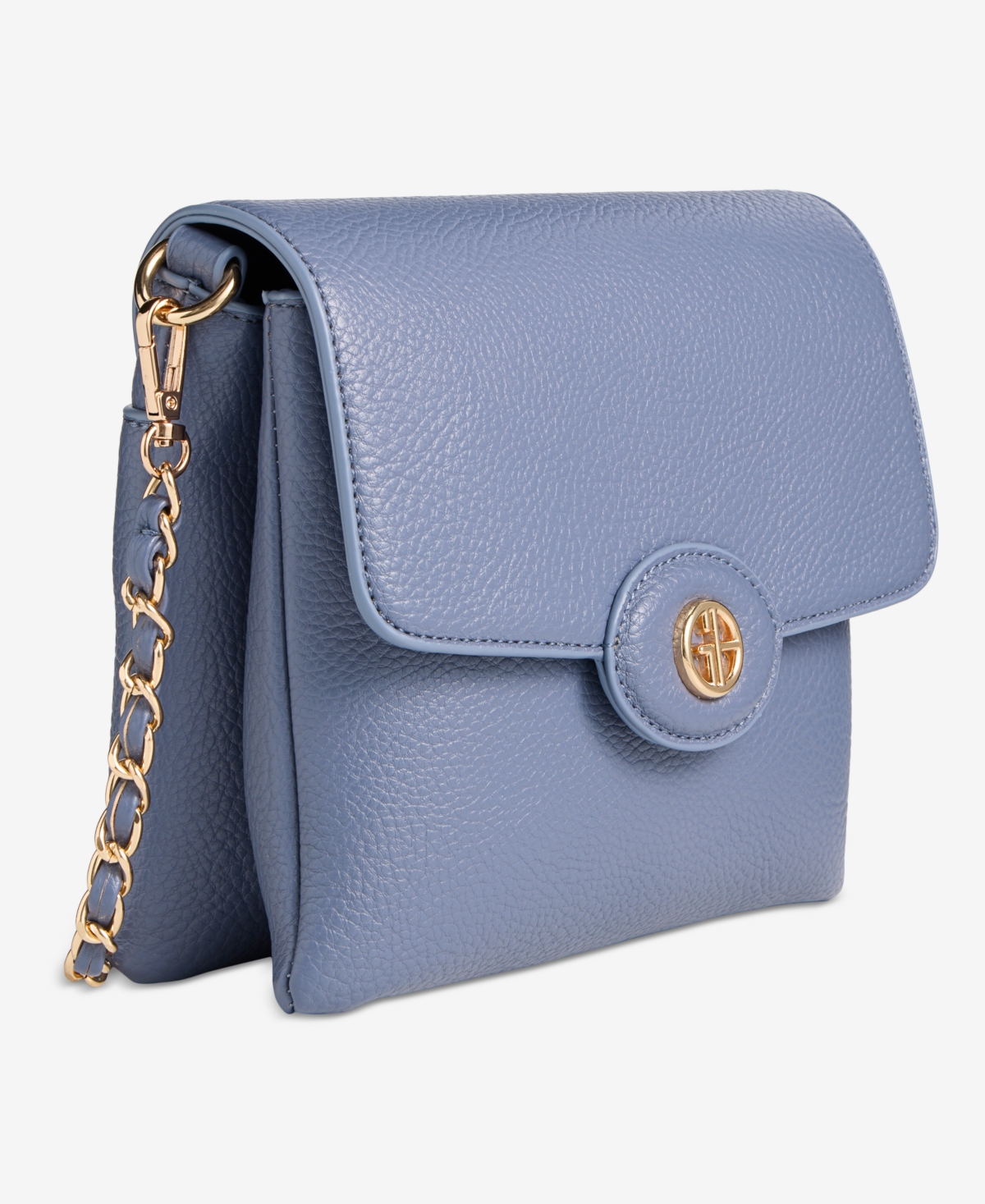 Giani Bernini Pebble East West Small Flap Crossbody, Exclusively at Macy's