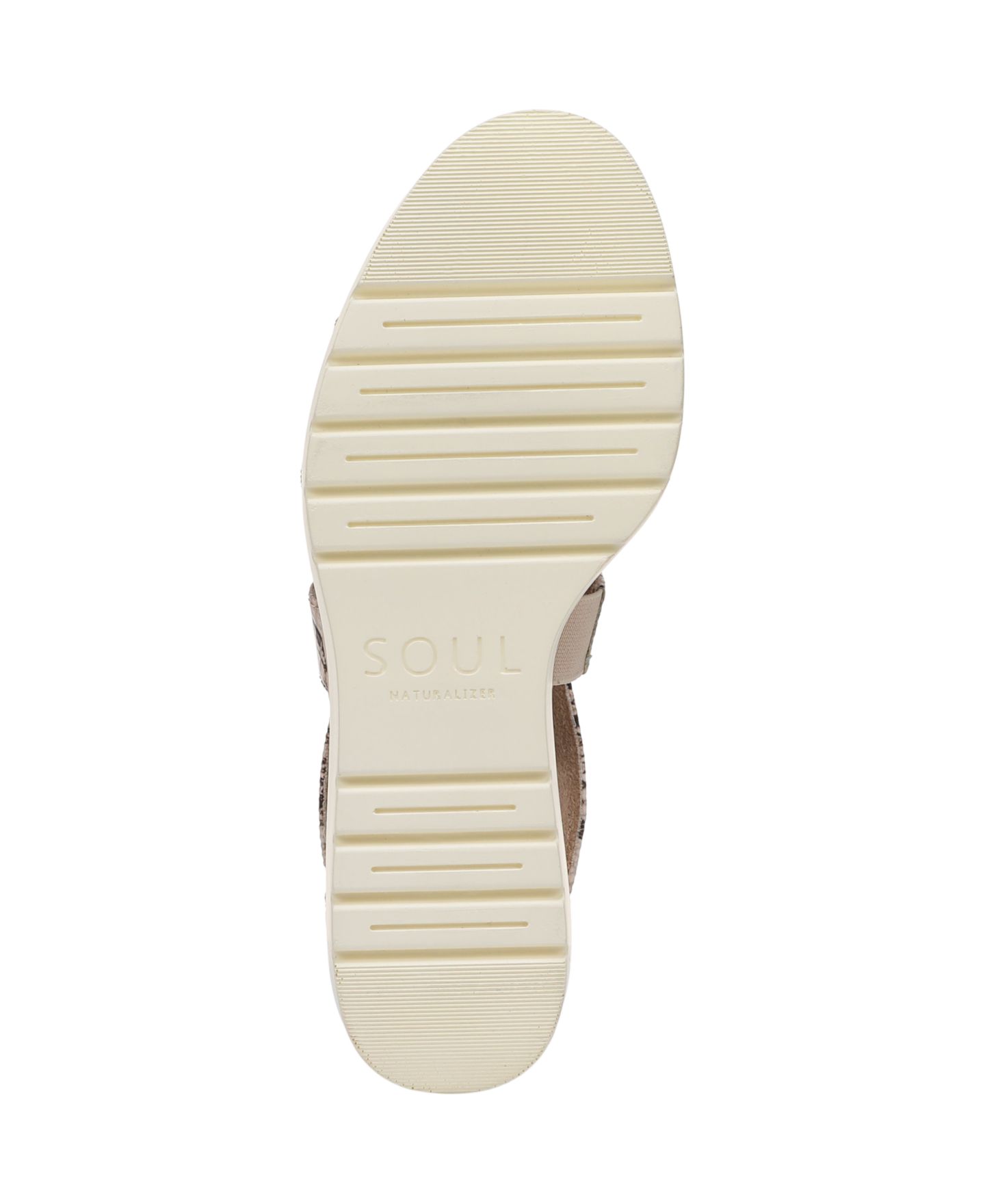 Женские сандалии Soul Naturalizer Goodtimes Ankle Strap Wedge, цвет: Бежевый змеиный с принтом искусственная кожа — фото 5