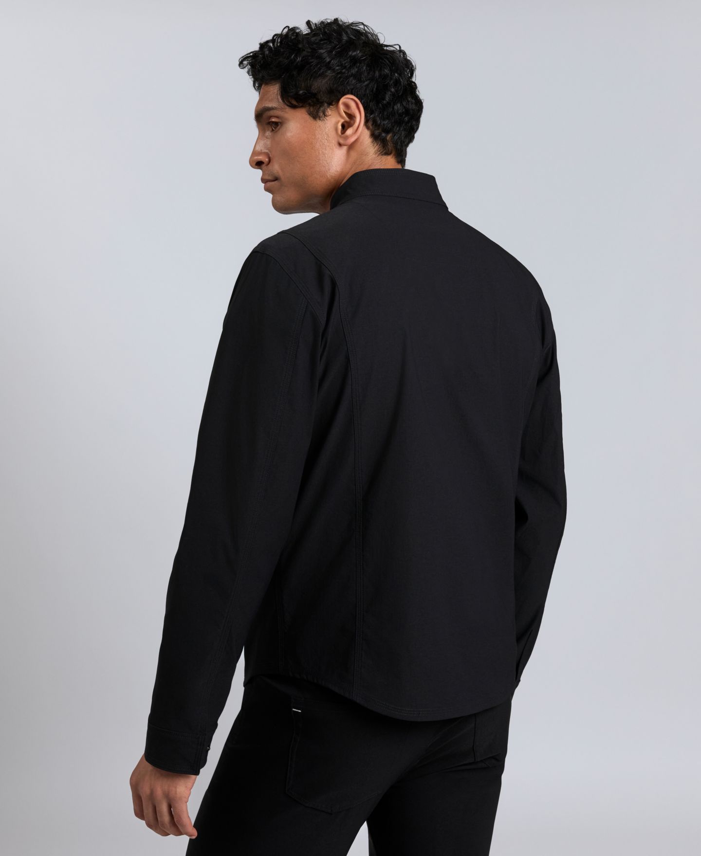 Мужская куртка Kenneth Cole Kennth Cole Flex Water-Resistant Full-Zip Utility, цвет: Чёрный — фото 5