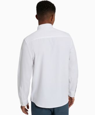 Men’s Solid Slim-Fit Performance Shirt