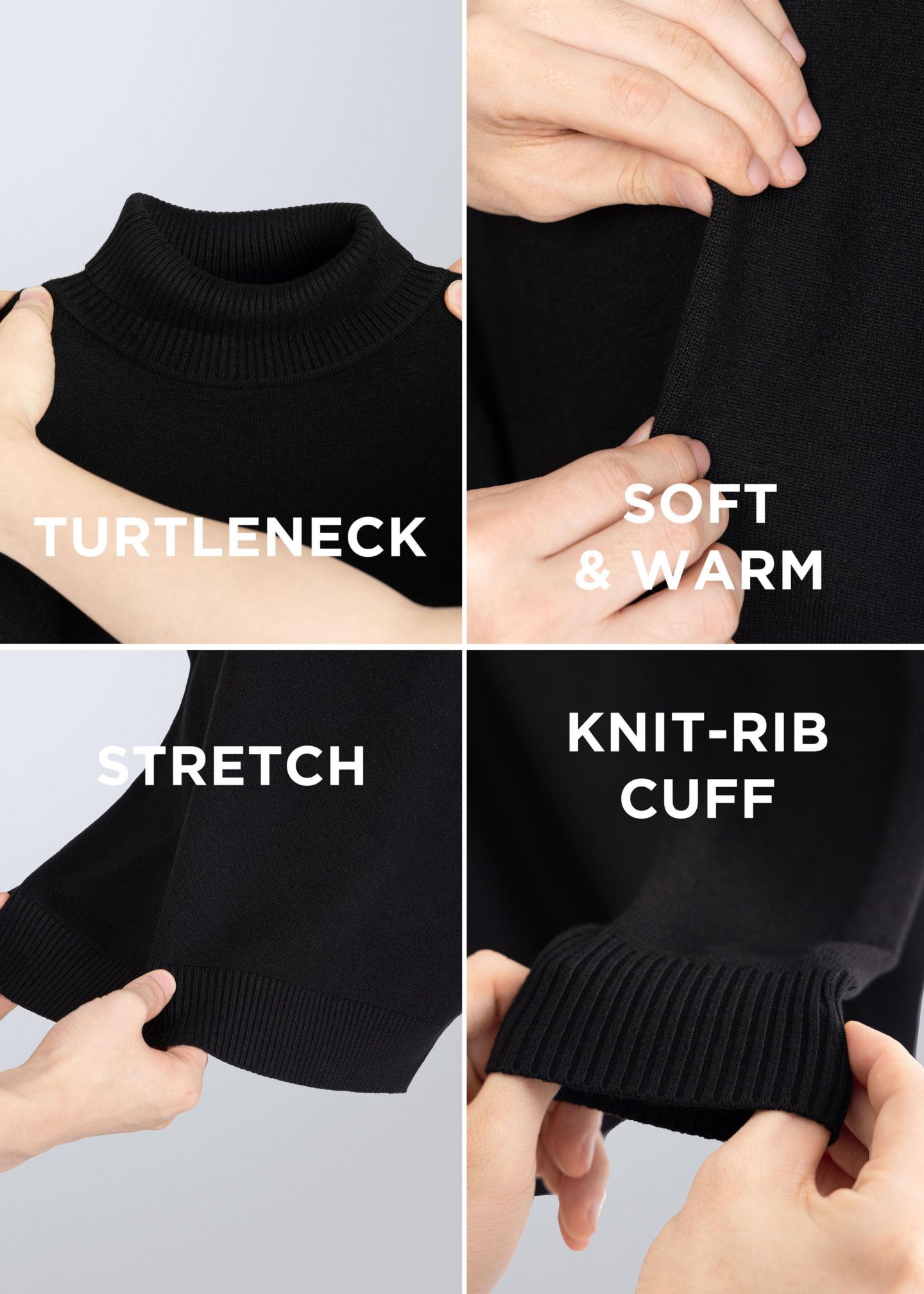 Свитер XRAY Basic Turtleneck для мальчиков, цвет: Чёрный — фото 3