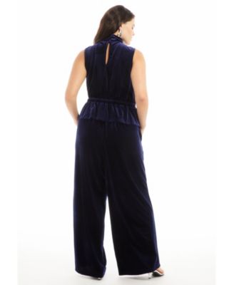 Women's June + Vie Velvet Wide-Leg Pants