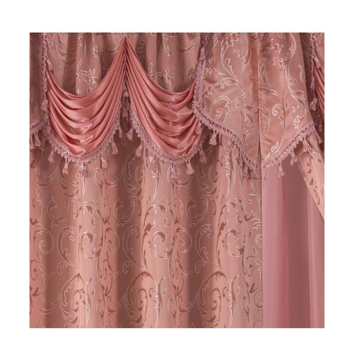 Franklin 2-Piece Rose Grommet Curtain 54" x 84" by Rt Designers Collection