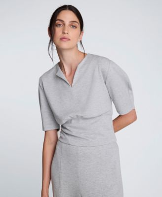 Women's V-Neck Cropped Top