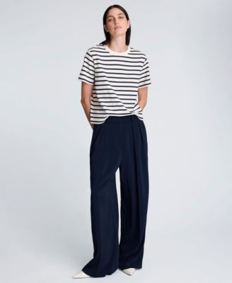 Women's Wide Leg Plaid Pant