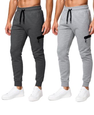 Men's Slim-Fit Tapered Tech Fleece Jogger Pants, 2-Pack