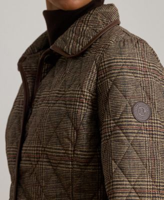 Women's Button-Front Quilted Coat