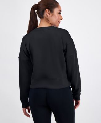 Petite Crew Neck Long-Sleeve Sweatshirt