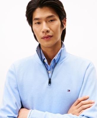 Men's Essential Intechno Knit Regular-Fit Quarter-Zip Sweatshirt