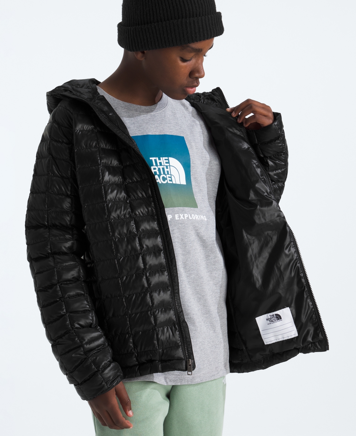 The North Face Boys and Girls 7-20 Long-Sleeve Hooded Jacket