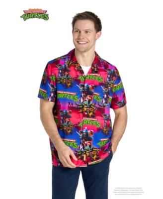 Men's Hawaiian Shirt - Short Sleeve Shirt - Sonic Retro