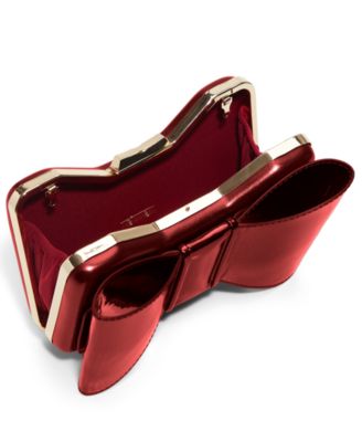 Red Bow Bag Novelty Clutch Crossbody Bag