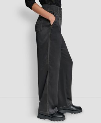 Women's Top Stitch Glazed Dressing Trousers