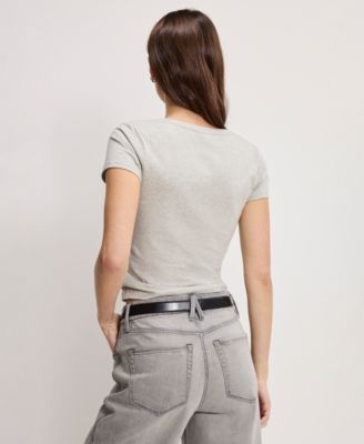 Women's V-Neck Short-Sleeve Top