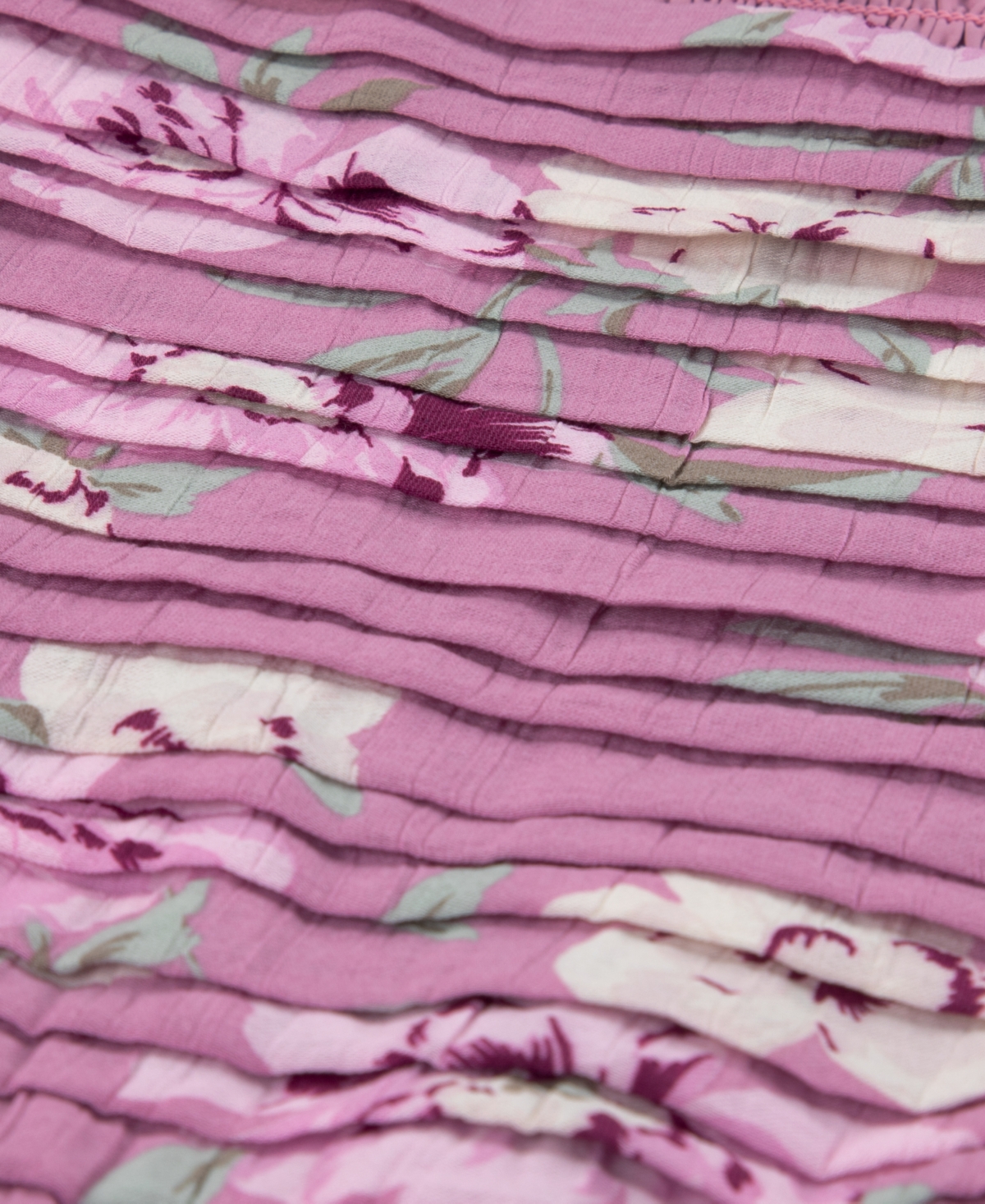 abercrombie kids Girls' Crinkle Floral Print Mini Dress